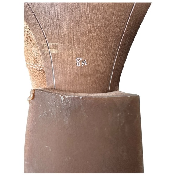 Sam Edelman western suede ankle booties – tan/camel, pointed toe, block heel, 8. - Picture 11 of 11